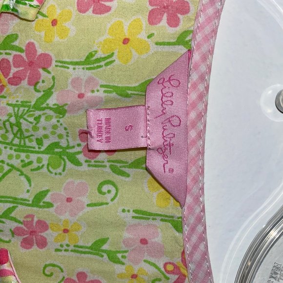 Lilly Pulitzer Beach Coverup Size S Vintage - Picture 3 of 4